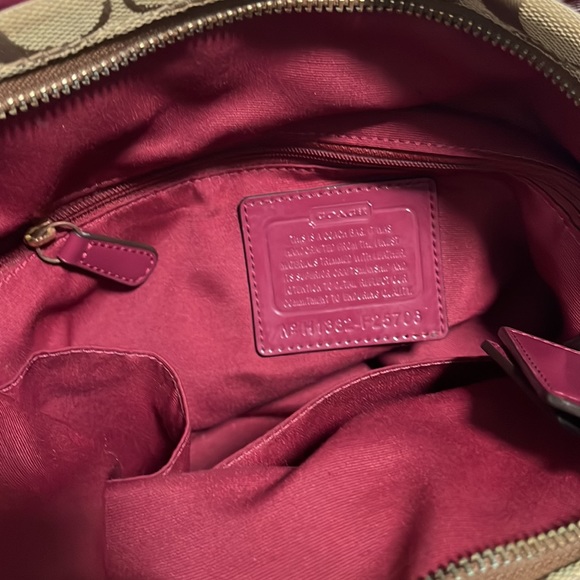 Coach bag | Coach signature python stripe in raspberry - Picture 10 of 17